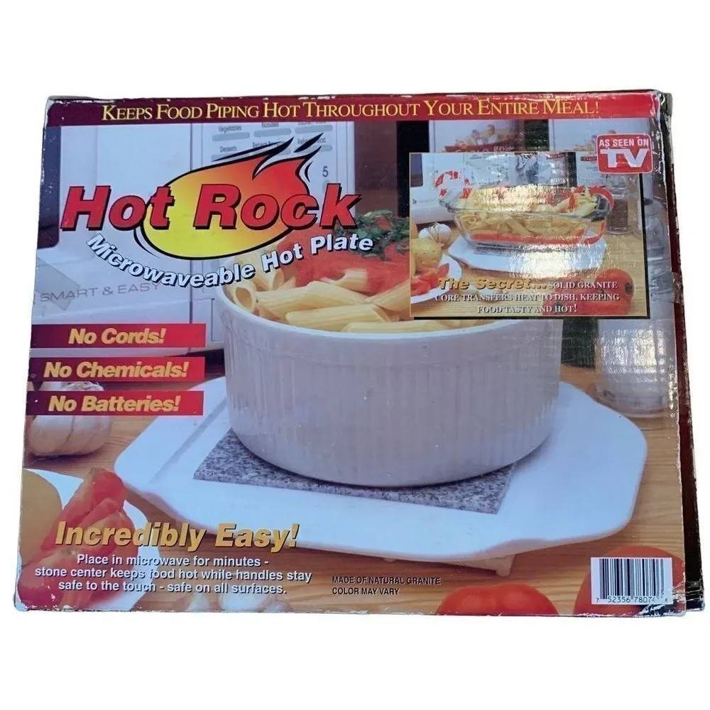 Hot Rock Microwaveable Hot Plate**New**